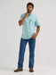 Wrangler All Terrain Gear Men's Plaid Performance Shirt in Latigo Bay Plaid