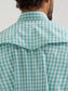 Wrangler All Terrain Gear Men's Plaid Performance Shirt in Latigo Bay Plaid