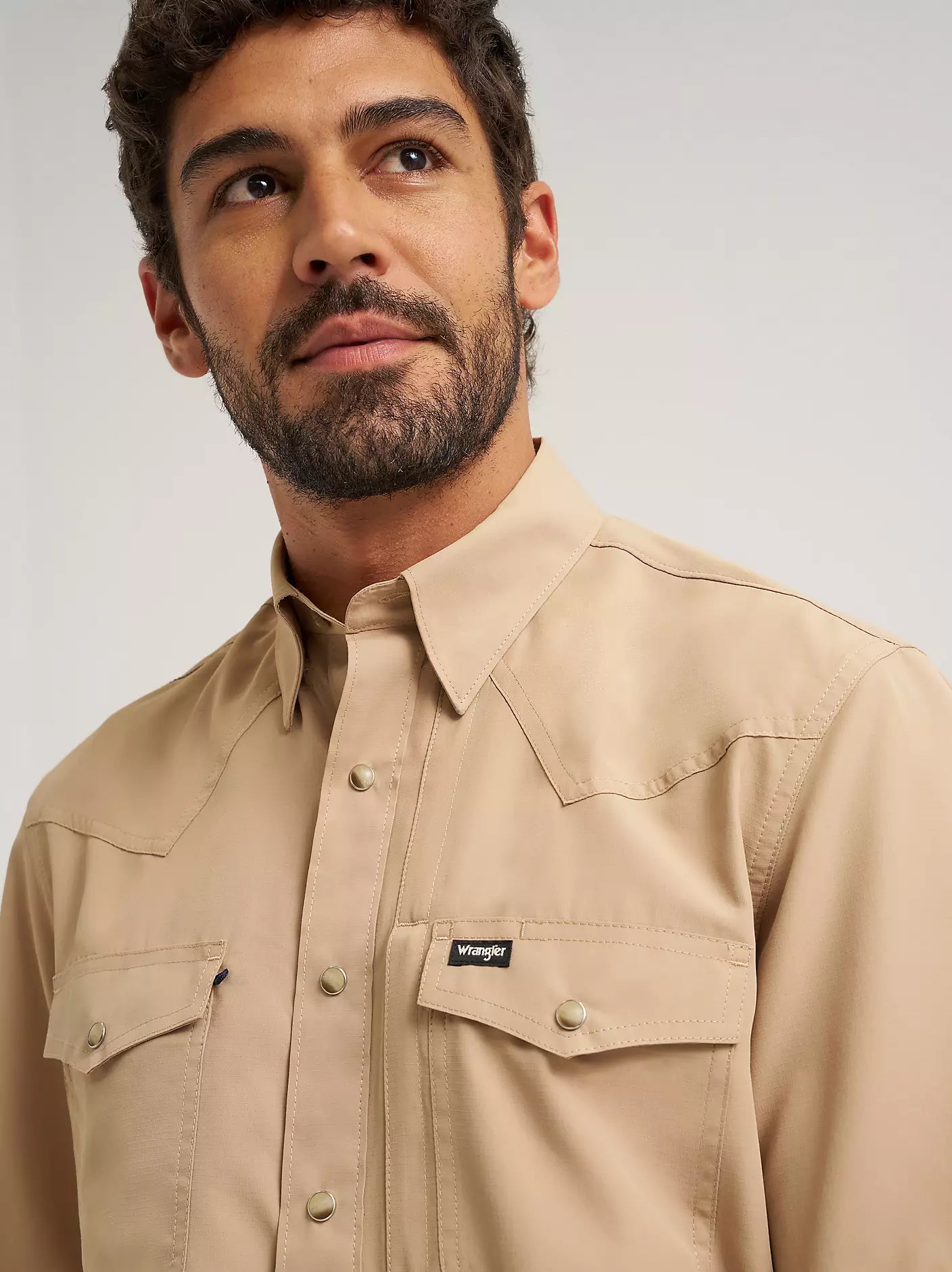 Wrangler All Terrain Gear Men's Performance Shirt in Travertine
