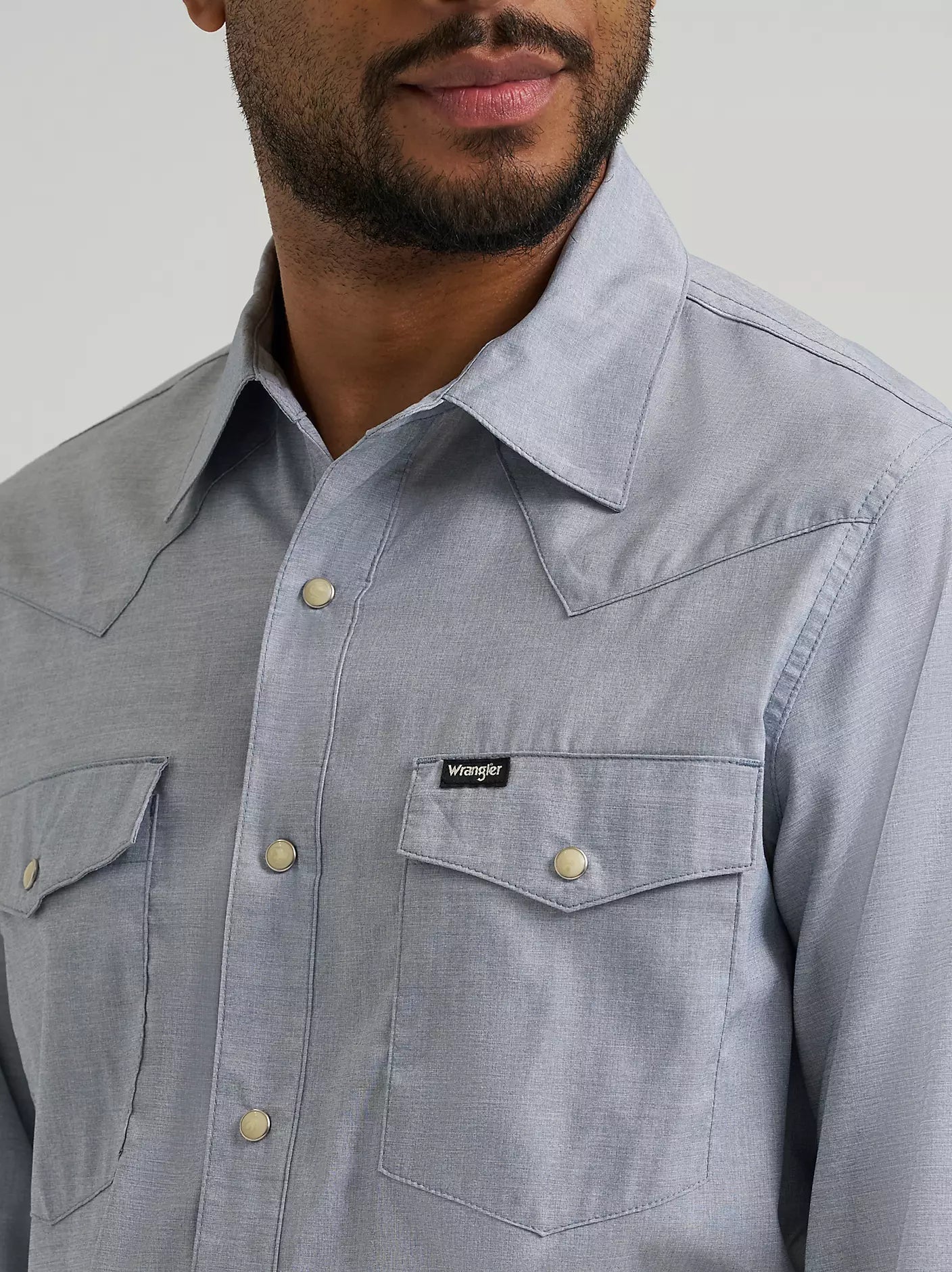 Wrangler ATG™ Men's Drover Utility Shirt in Bering Sea
