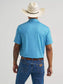 Wrangler All Terrain Gear Men's Performance Polo Shirt in Airy Blue
