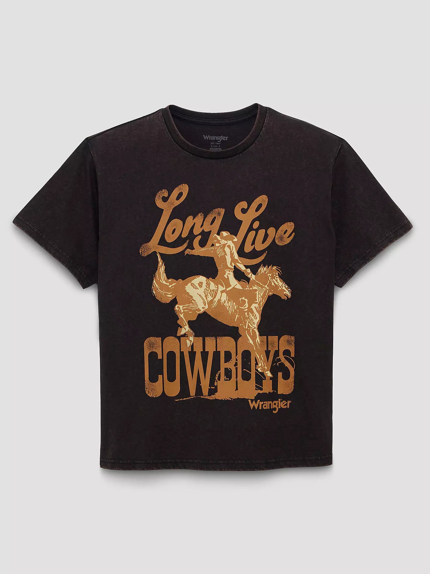 Wrangler Long Live Cowboys Nostalgia Retro Reg Graphic Tee