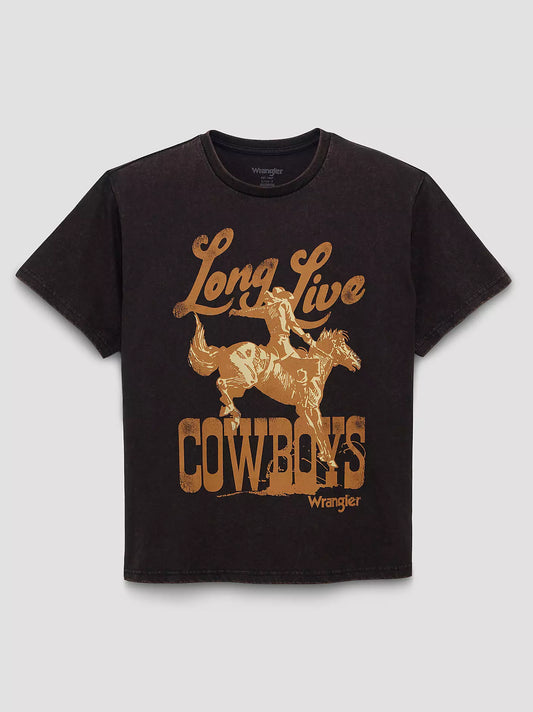 Wrangler Long Live Cowboys Nostalgia Retro Reg Graphic Tee