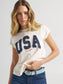 Wrangler Denim USA Retro Regular Graphic Tee