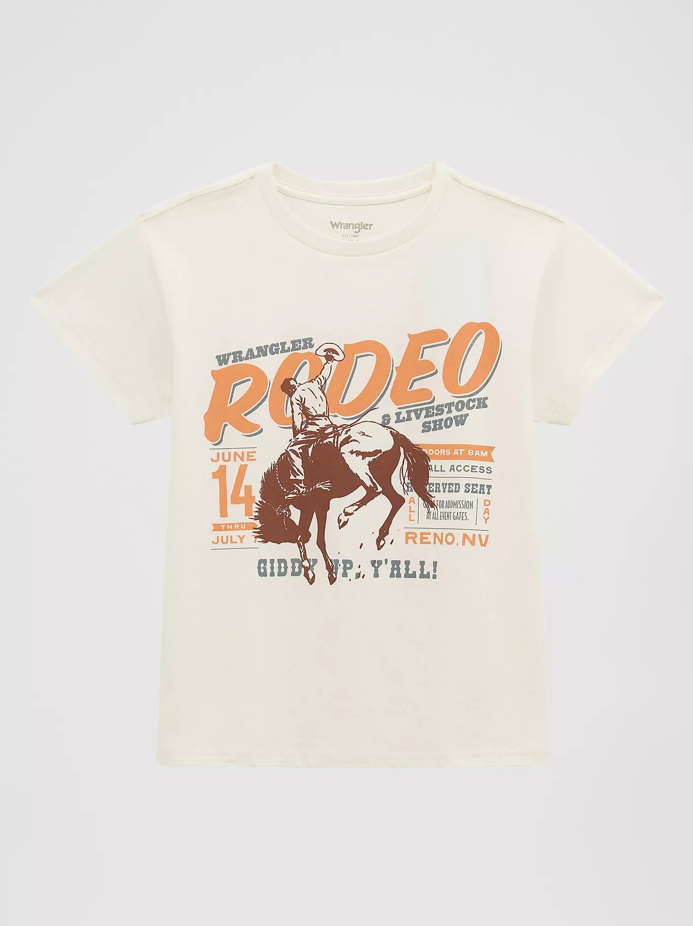 Wrangler Giddy Up Retro Reg Fit Graphic Tee