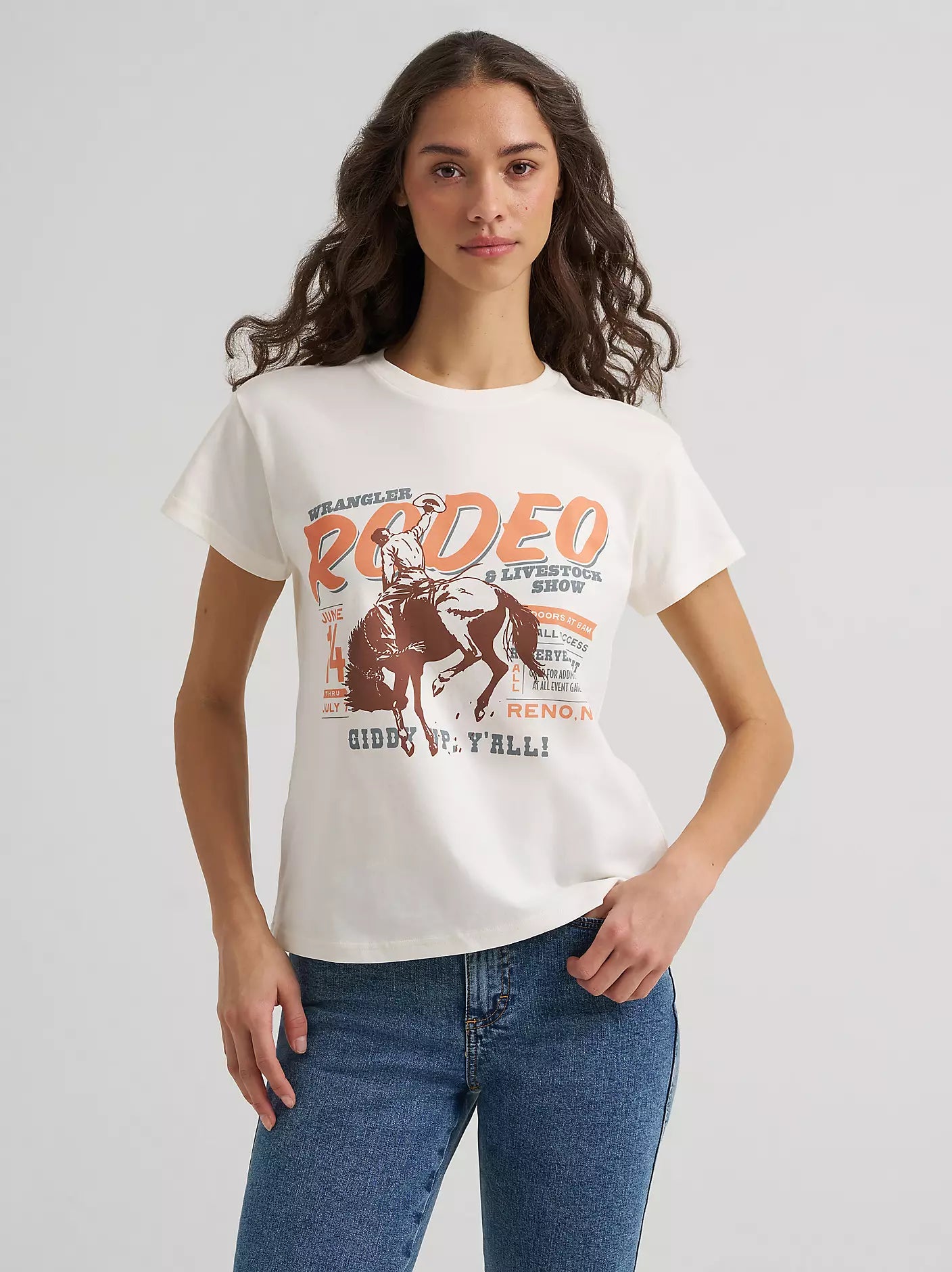 Wrangler Giddy Up Retro Reg Fit Graphic Tee