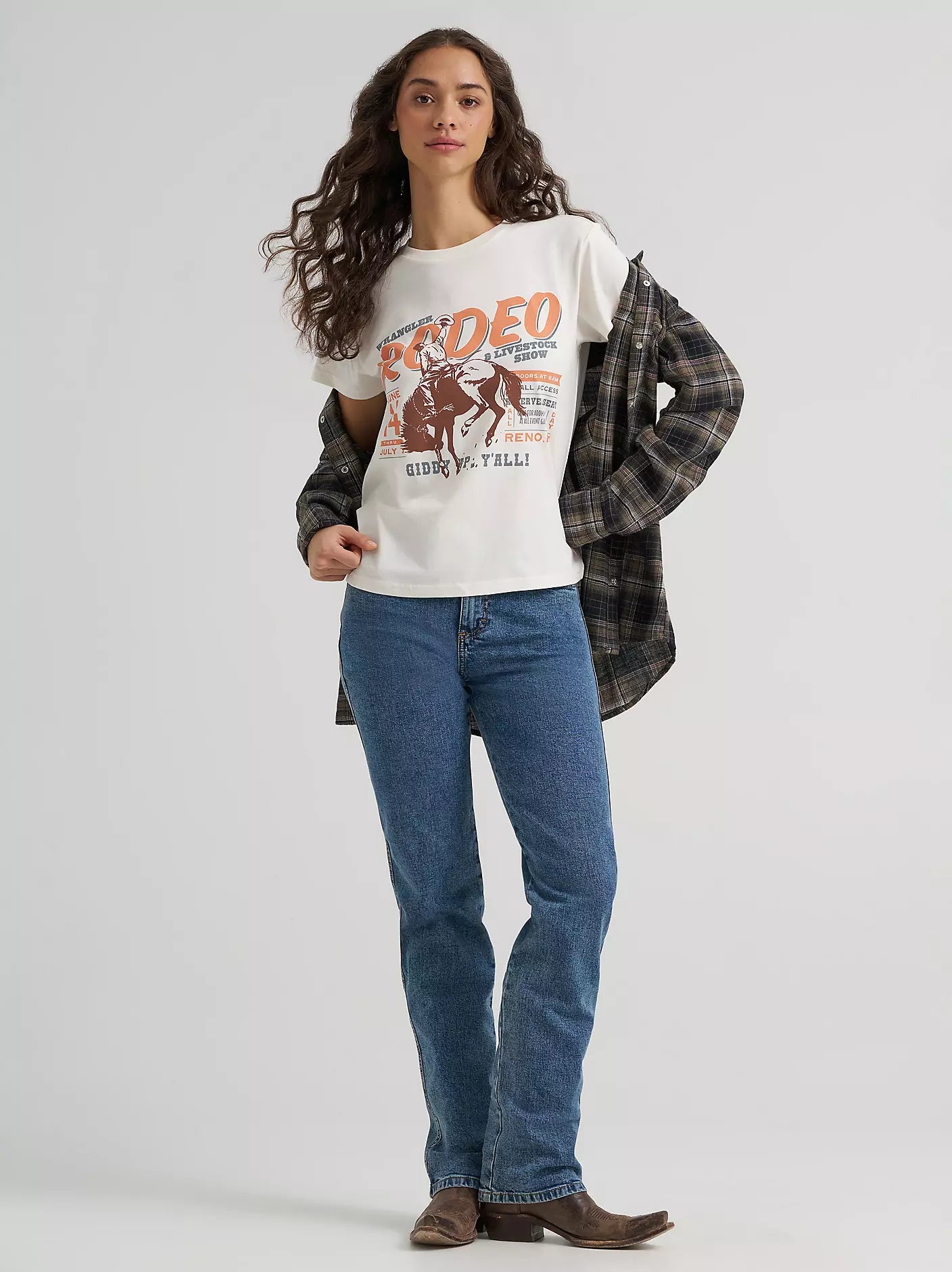 Wrangler Giddy Up Retro Reg Fit Graphic Tee