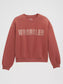 Wrangler Women's Logo Canyon Crew Pullover in Withered Rose