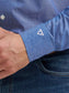 Wrangler Men's Cody Johnson One Pocket Button Down Shirt in Arrow Dots