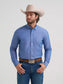 Wrangler Men's Cody Johnson One Pocket Button Down Shirt in Arrow Dots