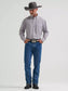 Wrangler® George Strait™ Performance Button Down Shirt in Lagoon Starburst