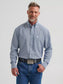 Wrangler® George Strait™ Performance Button Down Shirt in Blue Fan