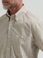 Wrangler® George Strait™ Short Sleeve One Pocket Button Down Shirt in Tea Green