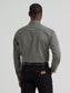 Wrangler Vintage-Inspired Brushpopper Western Snap Workshirt in Smoky Stripes