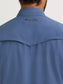 Wrangler All Terrain Gear Men's Performance Solid Shirt in Vintage Indigo