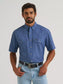 Wrangler All Terrain Gear Men's Performance Print Shirt in Indigo