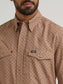 Wrangler All Terrain Gear Men's Performance Print Shirt in Kelp