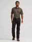 Wrangler All Terrain Gear Men's Performance Polo Shirt in Turkish Coffee