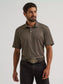 Wrangler All Terrain Gear Men's Performance Polo Shirt in Turkish Coffee