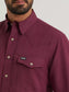 Wrangler All Terrain Gear Men's Performance Solid Shirt in Fig