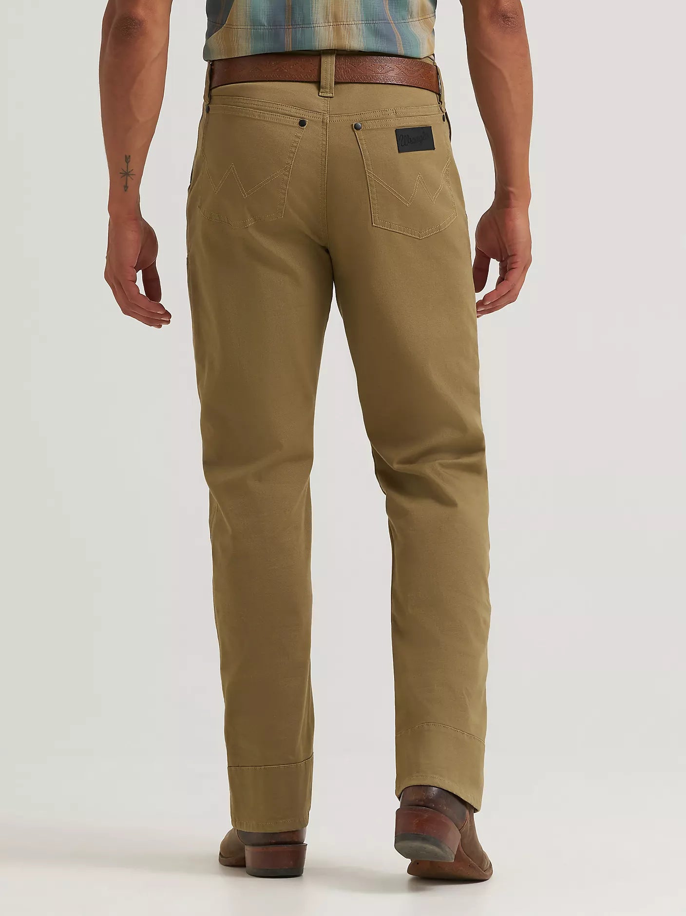 Wrangler All Terrain Gear Men's Open Range Pant in Nomad Brown