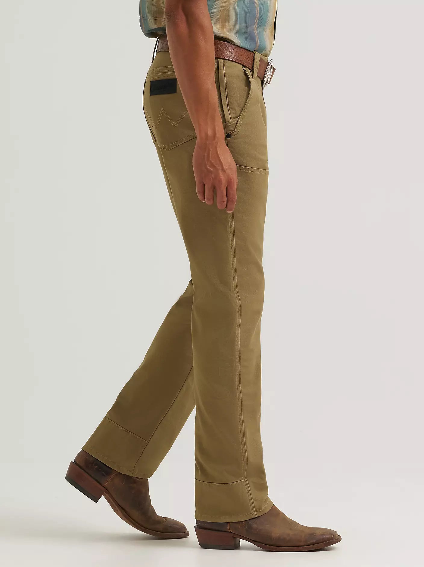 Wrangler All Terrain Gear Men's Open Range Pant in Nomad Brown