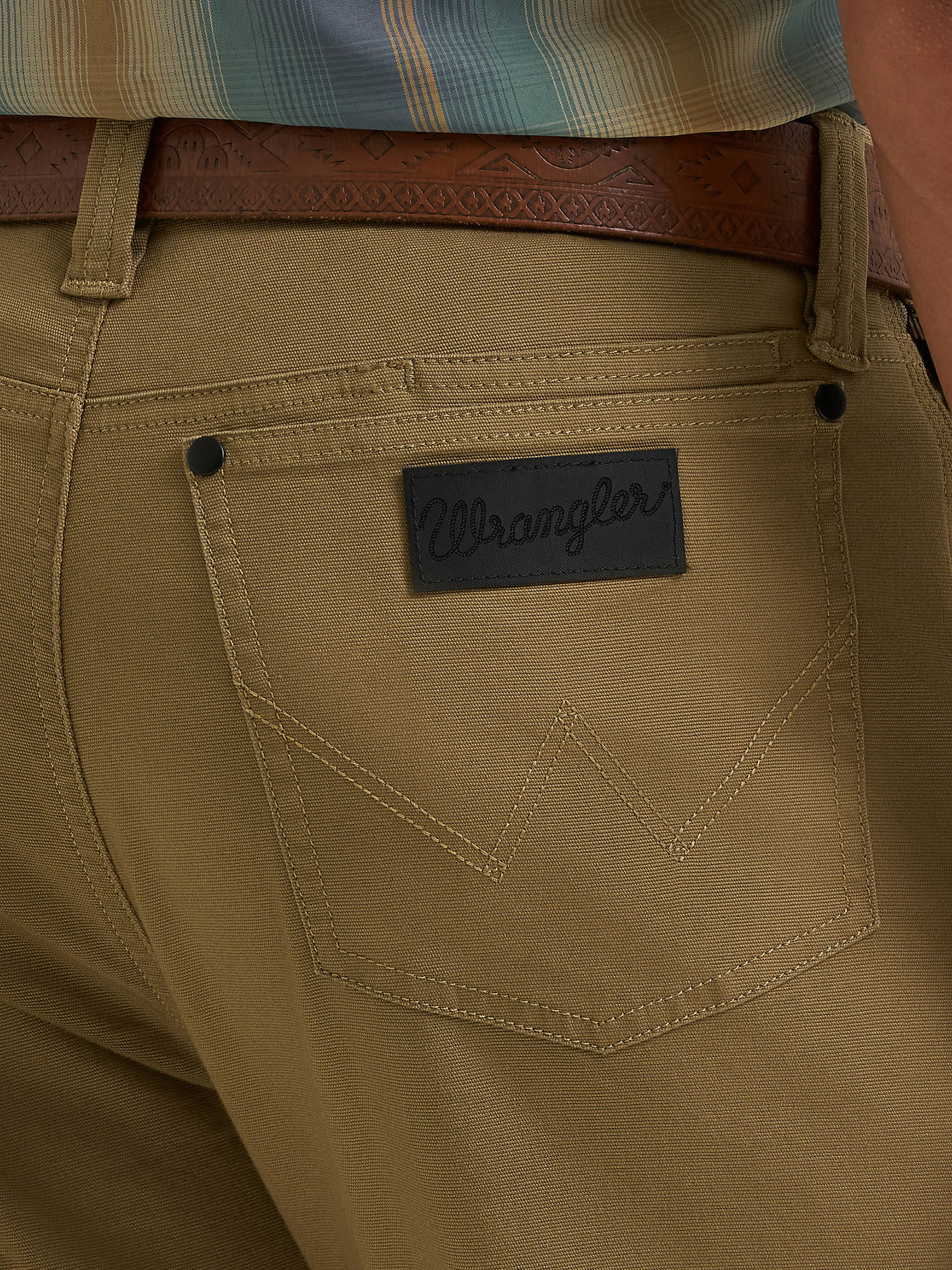 Wrangler All Terrain Gear Men's Open Range Pant in Nomad Brown