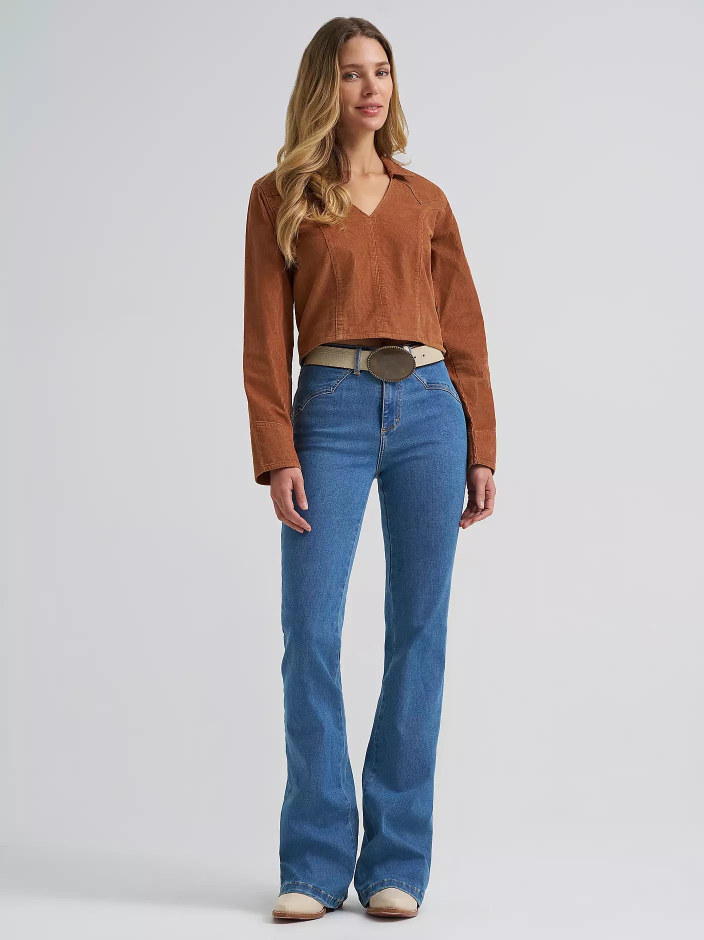 Wrangler Prairie Popover Corduroy Shirt