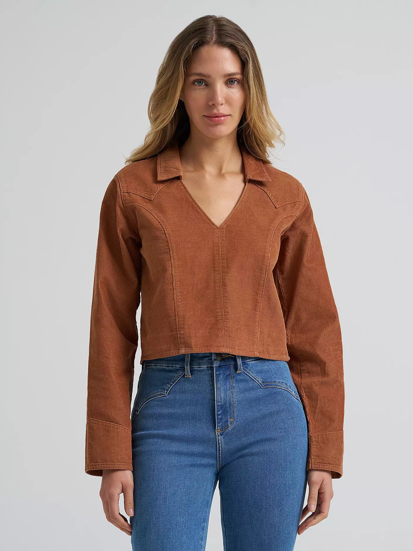 Wrangler Prairie Popover Corduroy Shirt