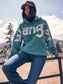 Wrangler Women’s Wrangler Wide Open Spaces Logo Hoodie in Teal Dream