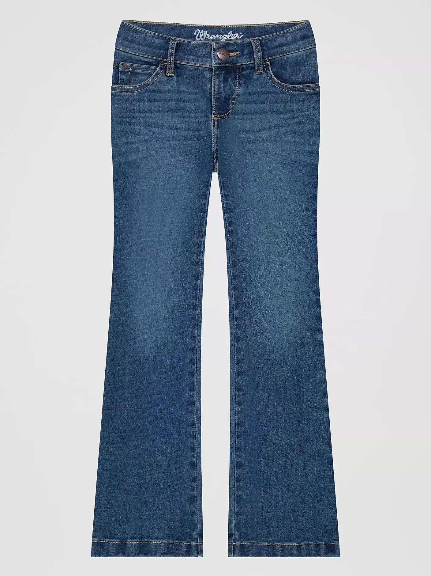 Wrangler Girl's Wrangler Bespoke Bootcut Jean in Ada