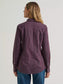 Wrangler Olivia Western Slim Snap Shirt in Burgundy