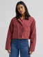 Wrangler Women's Western Cropped Utility Jacket in Rose