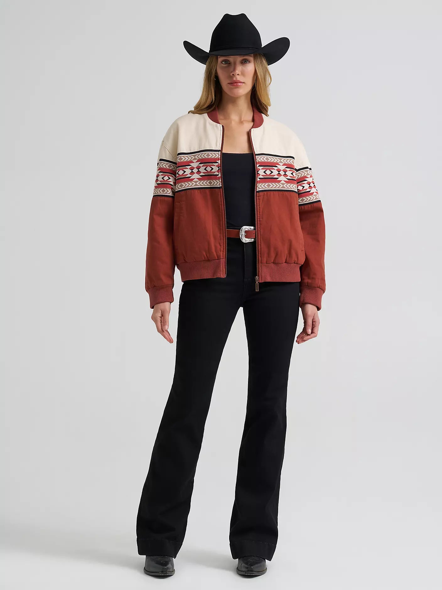 Wrangler Checotah Bomber Jacket in Cream Slice