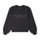Wrangler Women's Logo Canyon Crew Pullover in Black Beauty