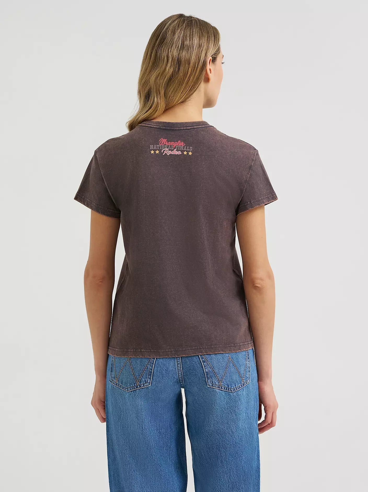 Wrangler Howdy Vegas Retro Reg Graphic Tee in Phantom
