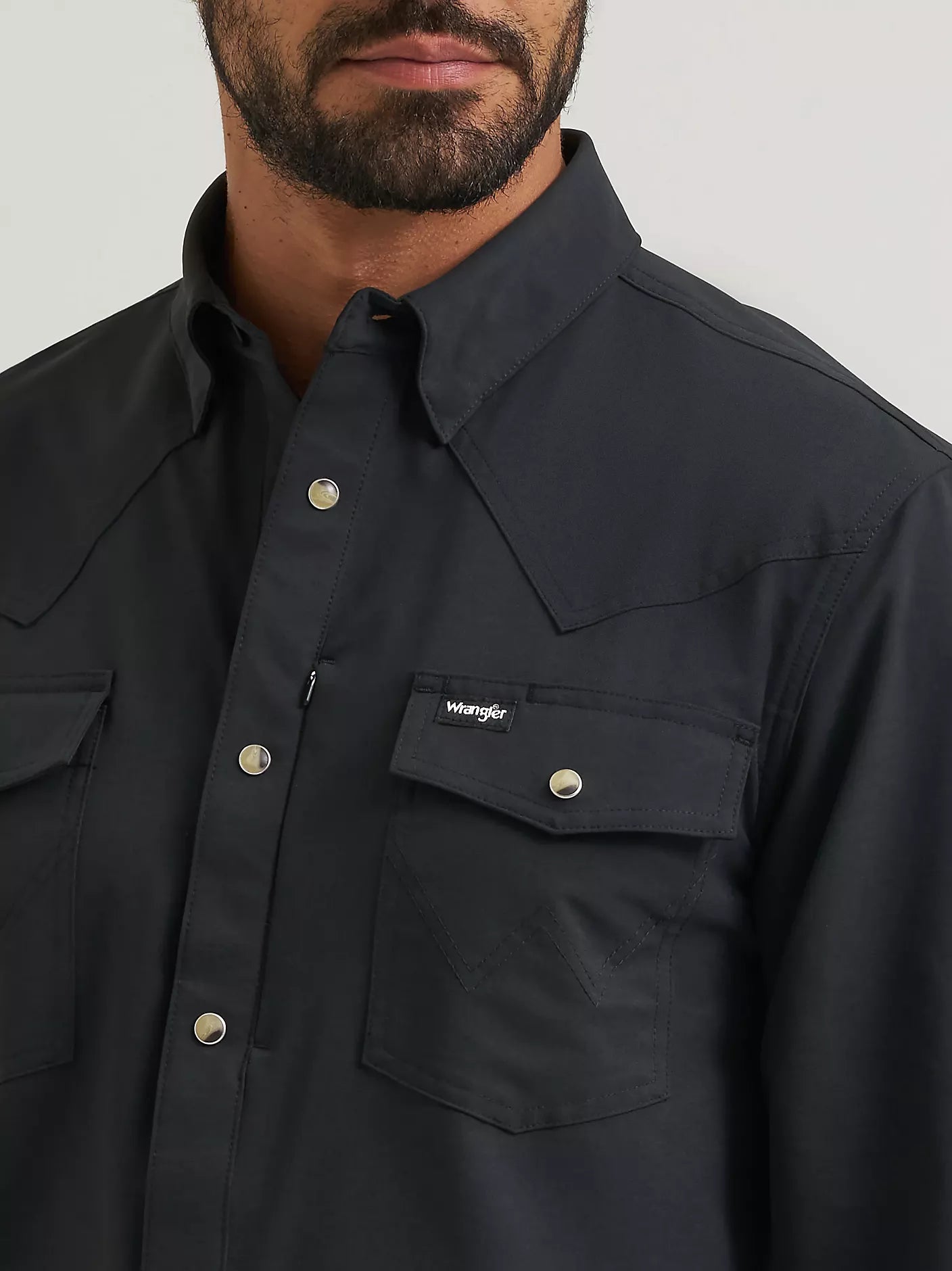 Wrangler All Terrain Gear Men's Technical Shirt in Jet Black