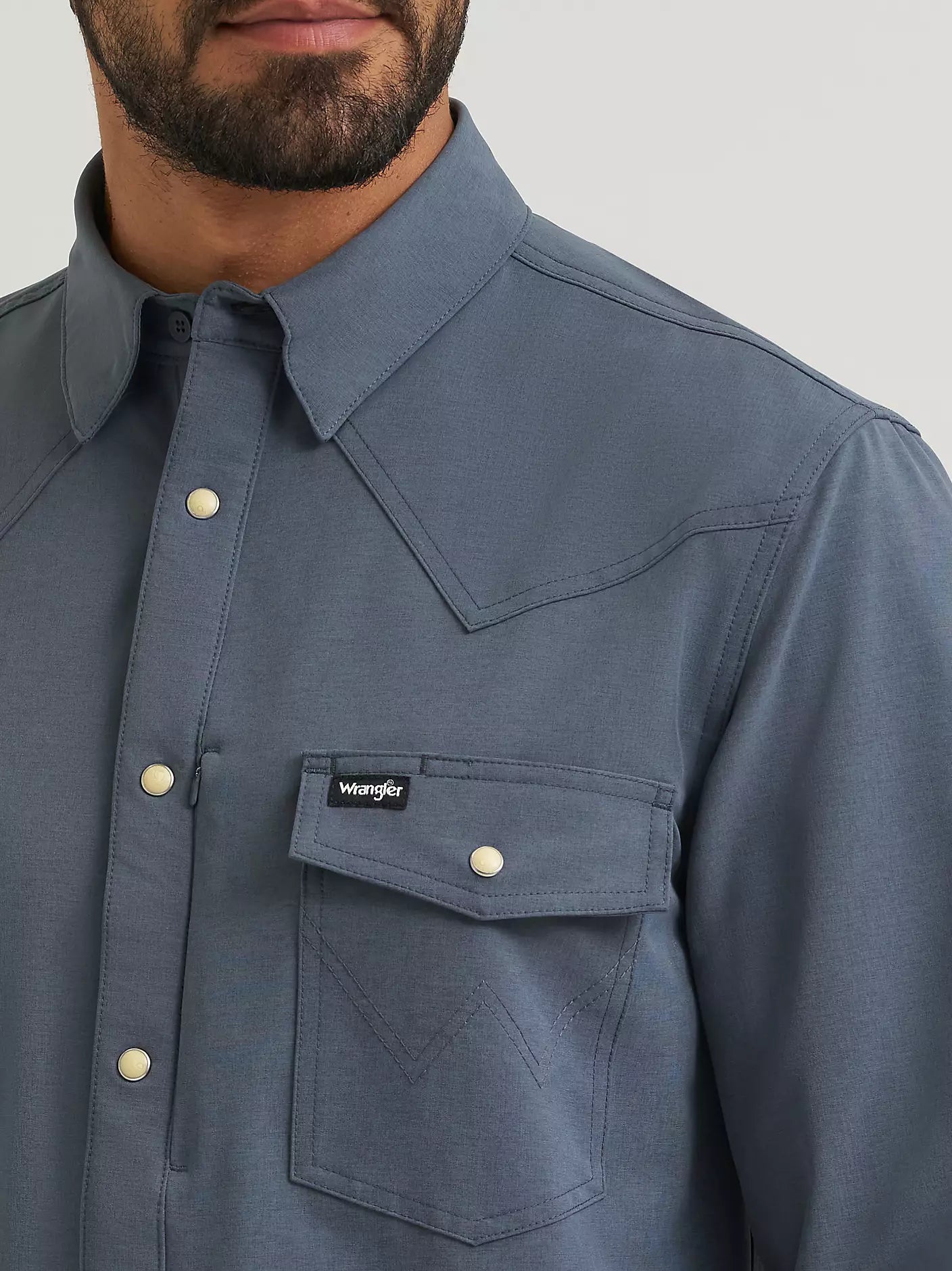 Wrangler All Terrain Gear Men's Technical Shirt in Turbulence