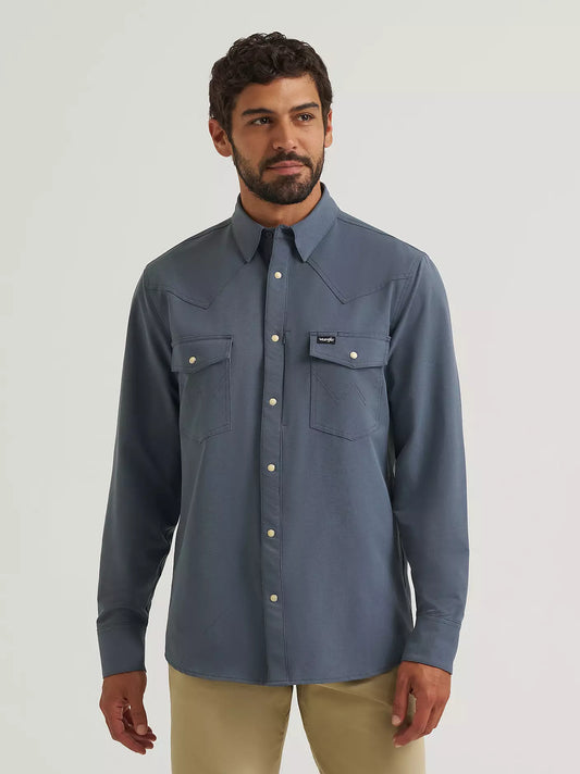 Wrangler All Terrain Gear Men's Technical Shirt in Turbulence