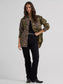 Wrangler Camo Leopard Boyfriend Western Snap Shirt