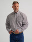 Wrangler® George Strait™ Long Sleeve Button Down One Pocket Shirt in Grey Spur