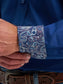 Wrangler® George Strait™ Solid One Pocket Button Down Shirt in Blue Creek