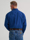 Wrangler® George Strait™ Solid One Pocket Button Down Shirt in Blue Creek