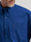 Wrangler® George Strait™ Solid One Pocket Button Down Shirt in Blue Creek