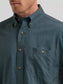 Wrangler® George Strait™ Performance Button Down Shirt in Dark Forest