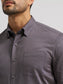Wrangler Men's Cody Johnson One Pocket Button Down Shirt in Navy Microdiamond