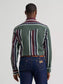 Wrangler Vintage-Inspired Brushpopper Western Snap Workshirt in Field Olive