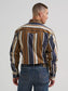 Wrangler Vintage-Inspired Brushpopper Western Snap Workshirt in Amber Wheat