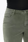 Bayeas Mid Rise Relaxed Cropped Straight Leg Pants in Green