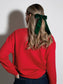 Shiraleah Green Velvet Bow Hair Clip